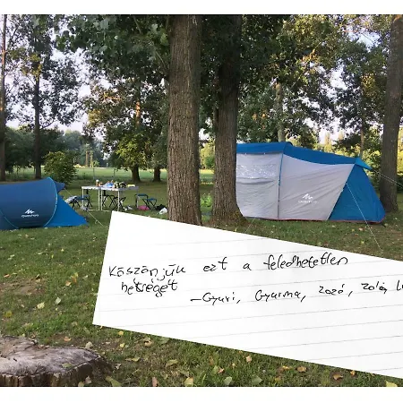 Toparti Camping Tiszafured Exterior photo